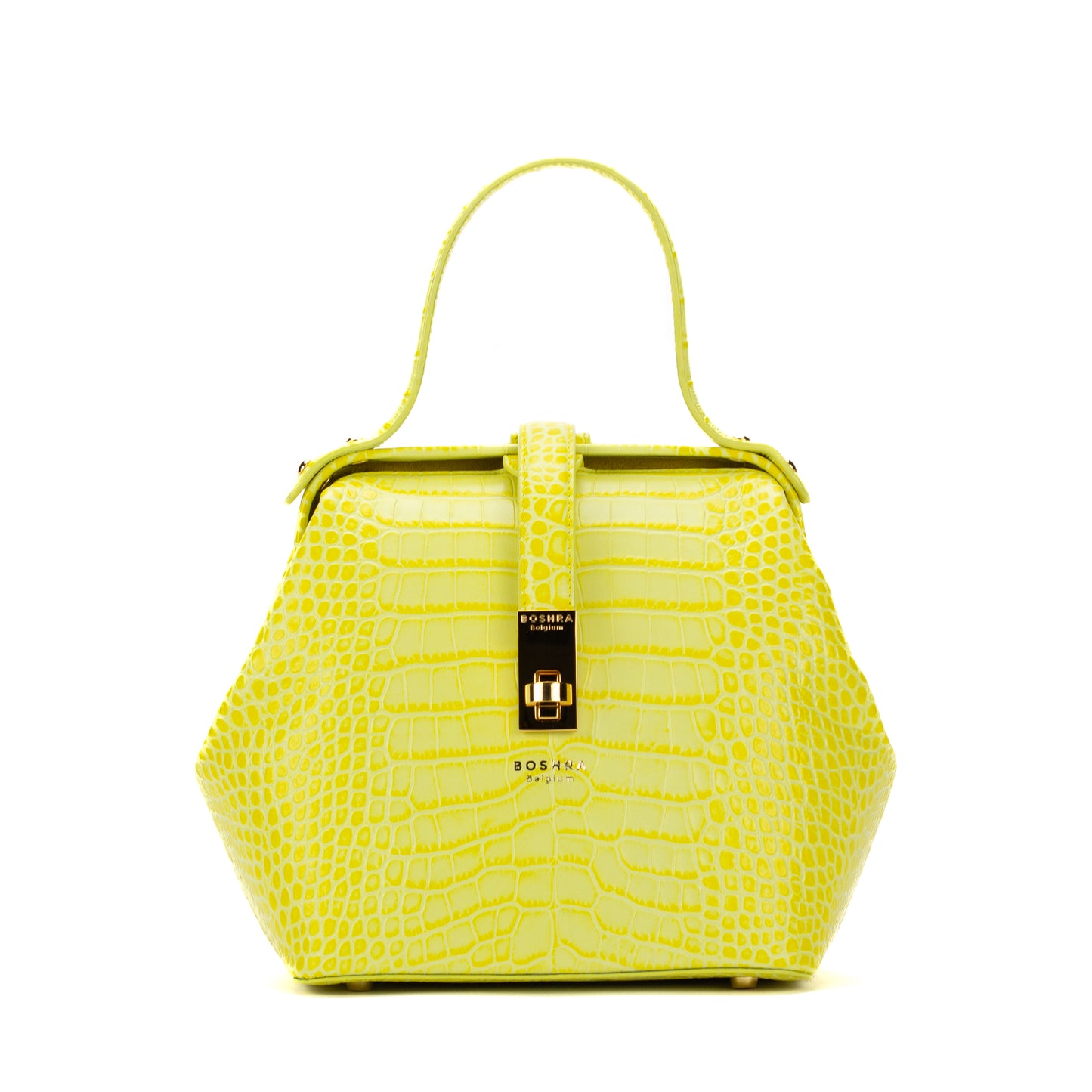 Mahtab Bright Yellow Croco