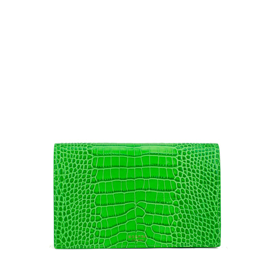 Bahar Small Green Croco