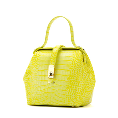 Mahtab Bright Yellow Croco