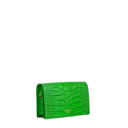 Bahar Mini Green Croco