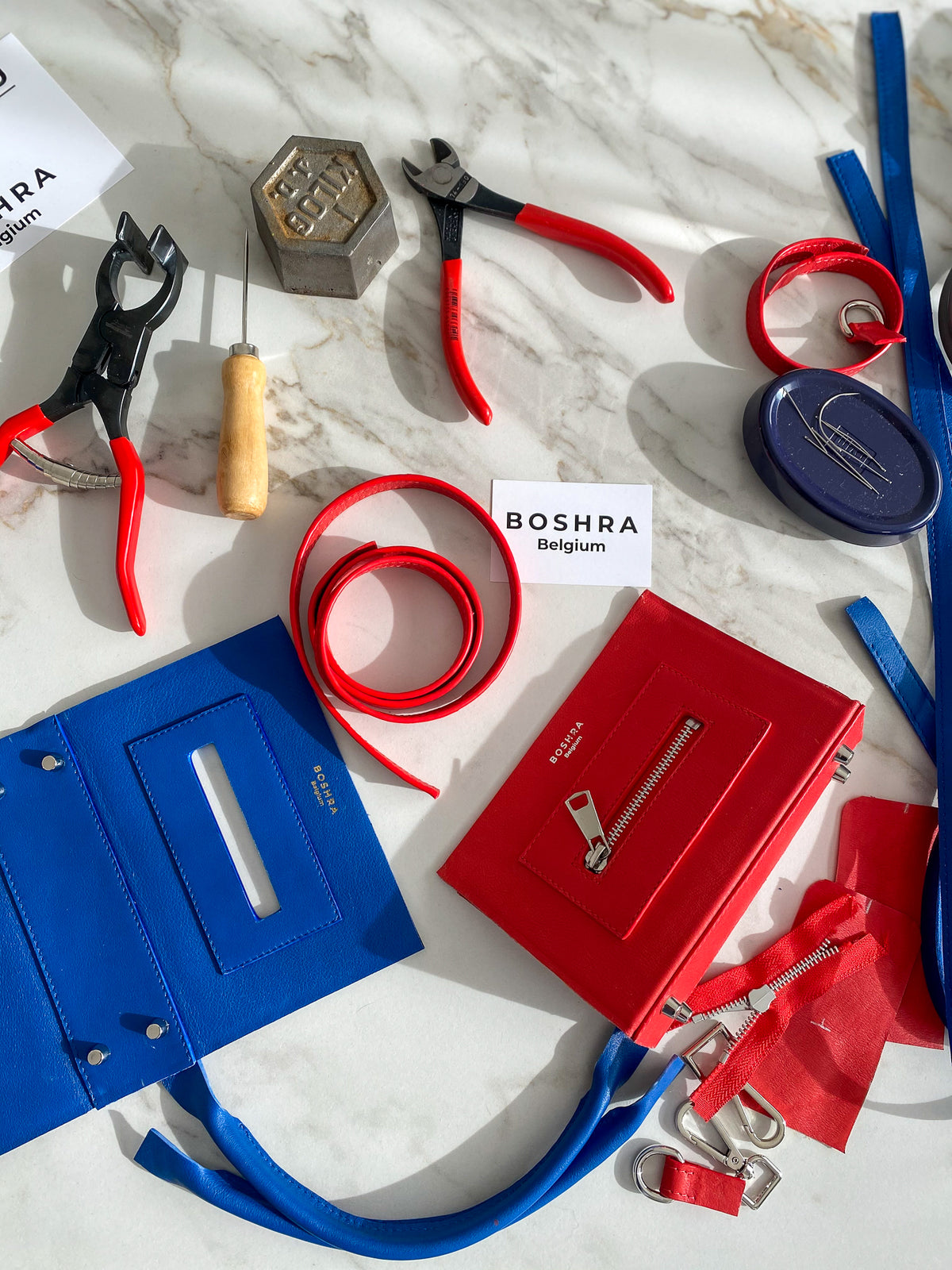 Boshra Belgium Exclusive Leather handbags